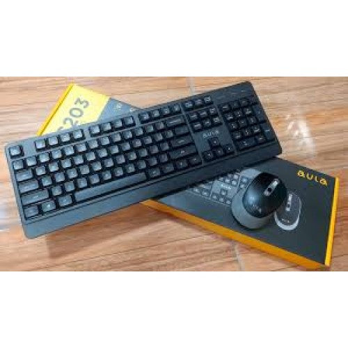Aula Keyboard Mouse Wireless Combo AC203 2.4GHz Aula Keyboard Mouse Wireless Combo AC203 2.4GHz